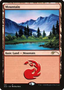 Mountain Secret Lair Drop - Bob Ross draw